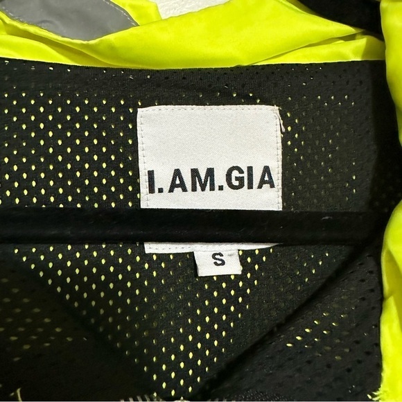 I.AM.GIA Neptune Hazard Neon Zip Convertible Jacket - Picture 6 of 12